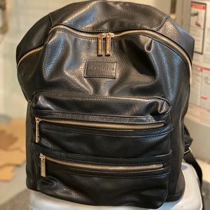Honest co. Black vegan leather City Backpack